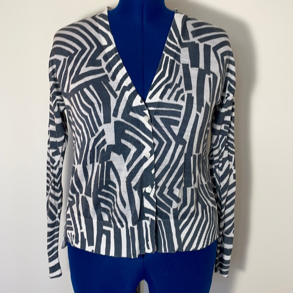 LOFT thin sweater cardigan v-neck long sleeve EUC